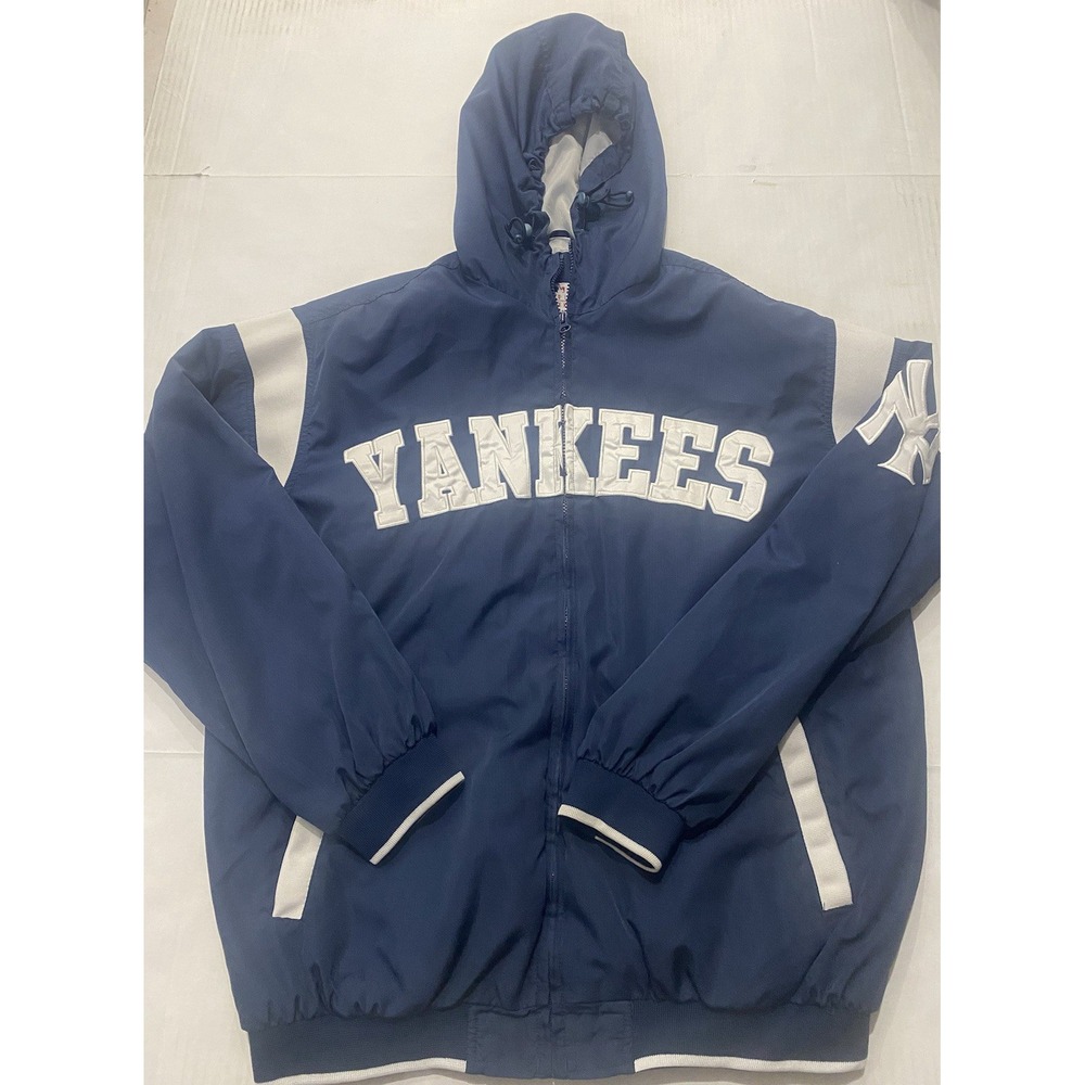 Vintage 90's New York Yankees Baseball Track Top Jacket G-lll. Medium.